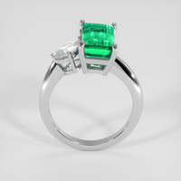3.84 Ct. Emerald Ring, Platinum 950 3