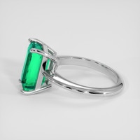3.84 Ct. Emerald Ring, Platinum 950 4