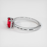 1.22 Ct. Ruby Ring, Platinum 950 4