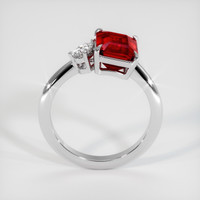 3.18 Ct. Ruby Ring, Platinum 950 3