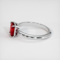 1.26 Ct. Ruby Ring, Platinum 950 4