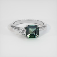 2.52 Ct. Sapphire Ring, Platinum 950 1