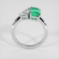 1.44 Ct. Emerald Ring, Platinum 950 3