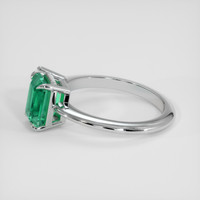 1.44 Ct. Emerald Ring, Platinum 950 4