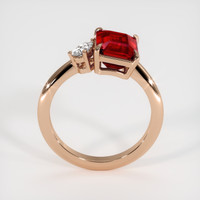 3.18 Ct. Ruby Ring, 14K Rose Gold 3