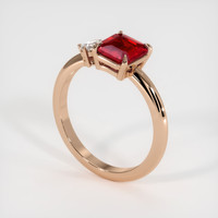 1.26 Ct. Ruby Ring, 14K Rose Gold 2