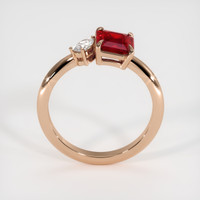 1.26 Ct. Ruby Ring, 14K Rose Gold 3