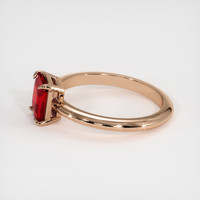 1.26 Ct. Ruby Ring, 14K Rose Gold 4