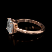 1.88 Ct. White Sapphire Ring, 14K Rose Gold 4