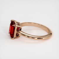 3.18 Ct. Ruby Ring, 18K Rose Gold 4