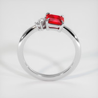 1.27 Ct. Ruby Ring, 10K White Gold 3