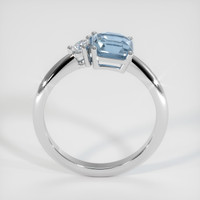 1.58 Ct. Sapphire Ring, 14K White Gold 3