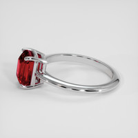 2.52 Ct. Ruby Ring, 14K White Gold 4