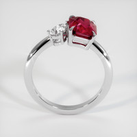 2.31 Ct. Ruby Ring, 14K White Gold 3