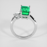 3.84 Ct. Emerald Ring, 18K White Gold 3