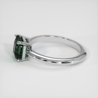 2.52 Ct. Sapphire Ring, 18K White Gold 4