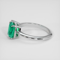 1.44 Ct. Emerald Ring, 18K White Gold 4