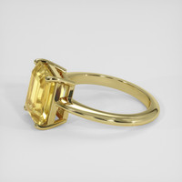 3.33 Ct. Yellow Citrine Ring, 10K Yellow Gold 4