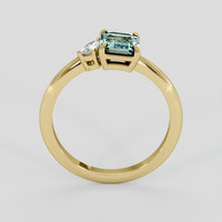 1.06 Ct. Bi Color Sapphire Ring, 10K Yellow Gold 3