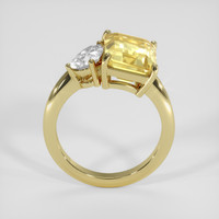 3.33 Ct. Yellow Citrine Ring, 14K Yellow Gold 3