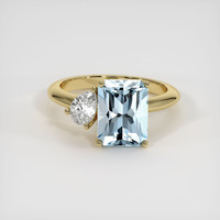 2.71 Ct. Gemstone Ring, 14K Yellow Gold 1