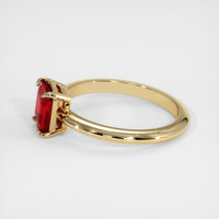 1.26 Ct. Ruby Ring, 14K Yellow Gold 4