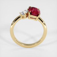 2.31 Ct. Ruby Ring, 14K Yellow Gold 3