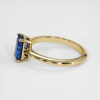 1.44 Ct. Blue Sapphire Ring, 14K Yellow Gold 4