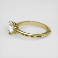 0.90 Ct. White Sapphire Ring, 14K Yellow Gold 4