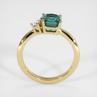 1.75 Ct. Bluish Green Sapphire Ring, 14K Yellow Gold 3