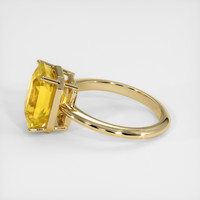 8.04 Ct. Yellow Sapphire Ring, 14K Yellow Gold 4
