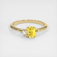 1.30 Ct. Sapphire Ring, 14K Yellow Gold 1