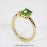 2.27 Ct. Bi Color Sapphire Ring, 18K Yellow Gold 2