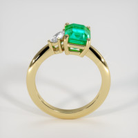 1.50 Ct. Emerald Ring, 18K Yellow Gold 3