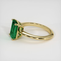 2.36 Ct. Emerald Ring, 18K Yellow Gold 4