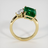 4.17 Ct. Emerald Ring, 18K Yellow Gold 3