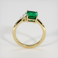 2.10 Ct. Emerald Ring, 18K Yellow Gold 3
