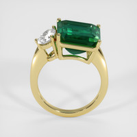 6.64 Ct. Emerald Ring, 18K Yellow Gold 3