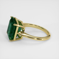 6.64 Ct. Emerald Ring, 18K Yellow Gold 4