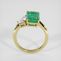 3.25 Ct. Emerald Ring, 18K Yellow Gold 3