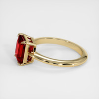 3.18 Ct. Ruby Ring, 18K Yellow Gold 4