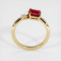1.26 Ct. Ruby Ring, 18K Yellow Gold 3