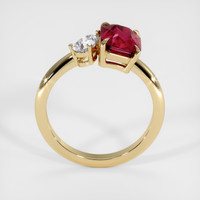 2.31 Ct. Ruby Ring, 18K Yellow Gold 3