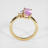 2.05 Ct. Pink Sapphire Ring, 18K Yellow Gold 3