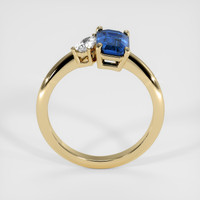 1.44 Ct. Blue Sapphire Ring, 18K Yellow Gold 3