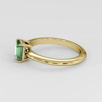 1.66 Ct. Bluish Green Sapphire Ring, 18K Yellow Gold 4
