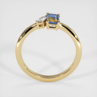 0.82 Ct. Bi Color Sapphire Ring, 18K Yellow Gold 3