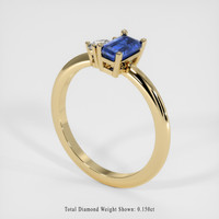 1.06 Ct. Sapphire Ring, 18K Yellow Gold 2