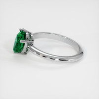 1.36 Ct. Emerald Ring, Platinum 950 4