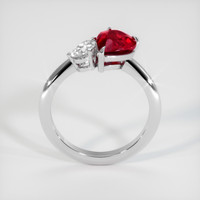 2.04 Ct. Ruby Ring, Platinum 950 3